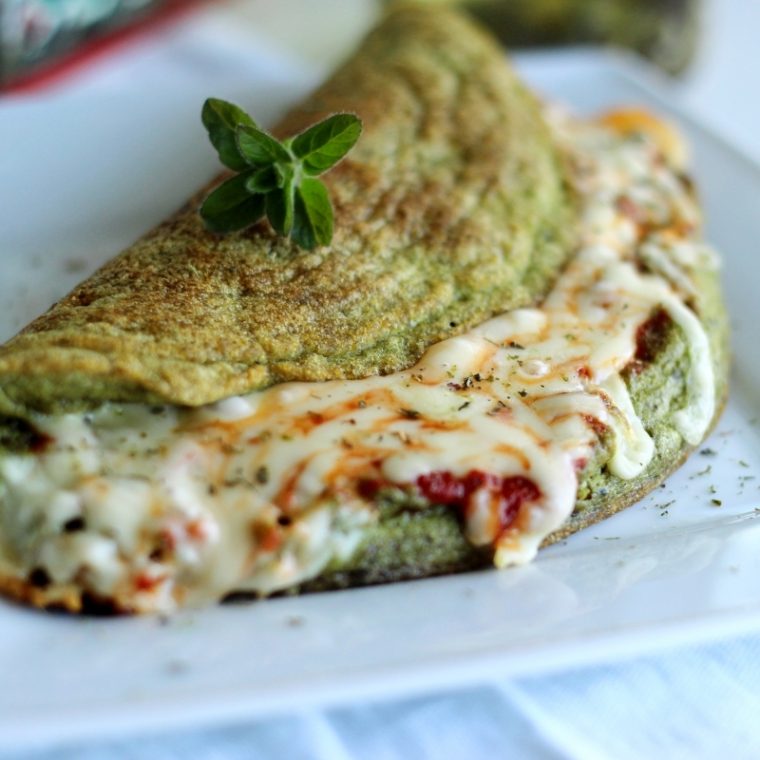 Keto omlet a’la pizza