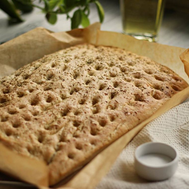 Focaccia tradycyjna (wegańskie)