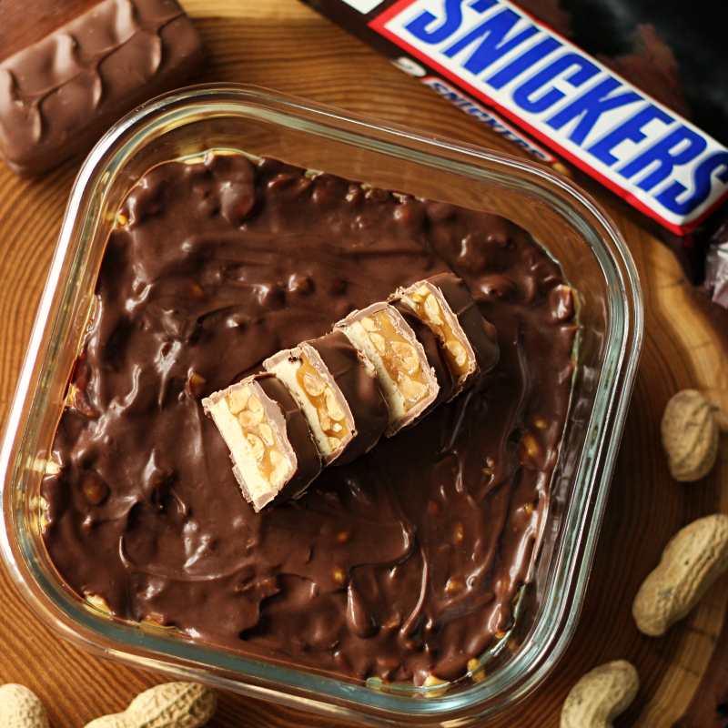 Deser snickers – wersja fit