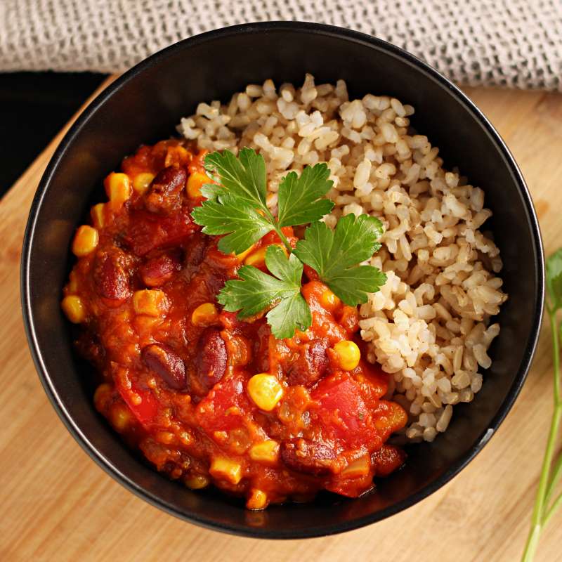 Chilli sin carne dyniowe (wegańskie)