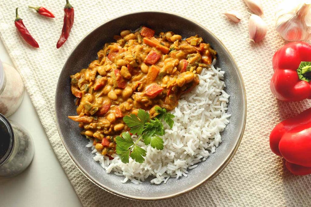 Curry wegańskie z papryką