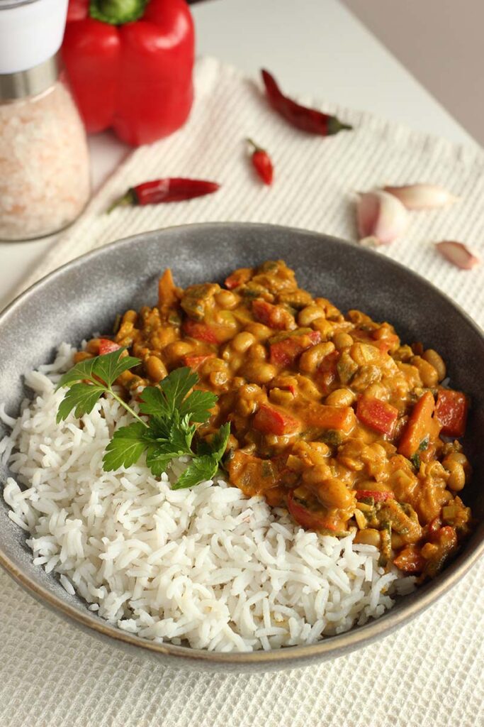 Curry wegańskie z papryką