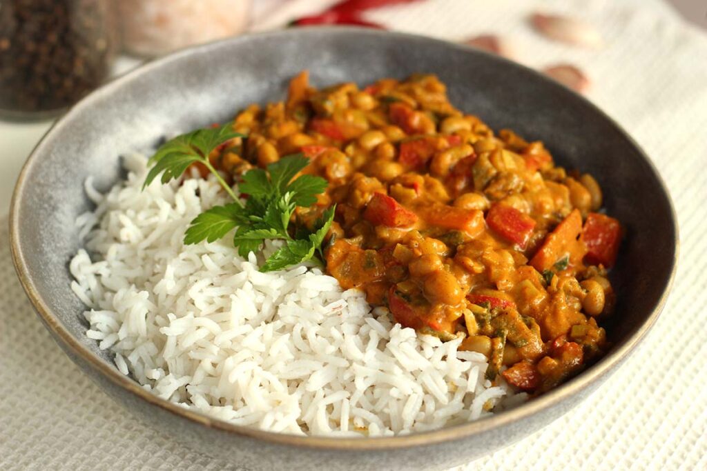 Curry wegańskie z papryką